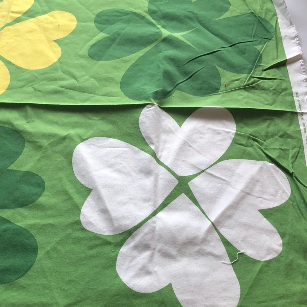 Nina Jobs Ikea 2006 Loveable Heart Danish Modern Green Clover Ikea Fabric